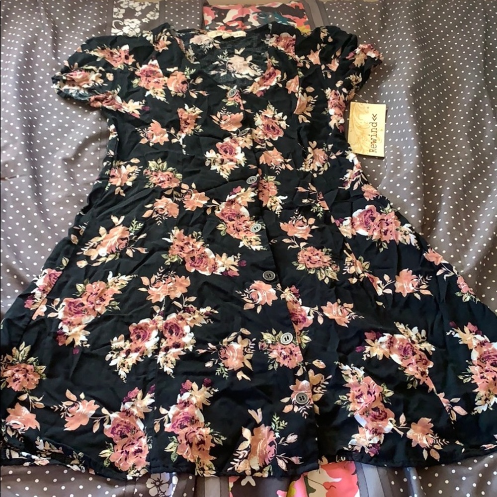 Floral skater dress